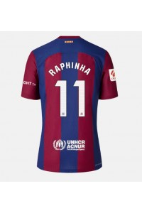 Barcelona Raphinha Belloli #11 Jalkapallovaatteet Naisten Kotipaita 2023-24 Lyhythihainen